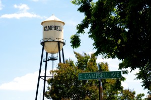 Campbell water tower